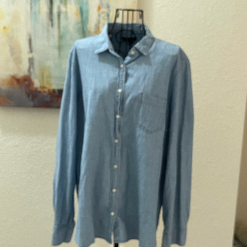 J Crew Mercantile Chambray Shirt
